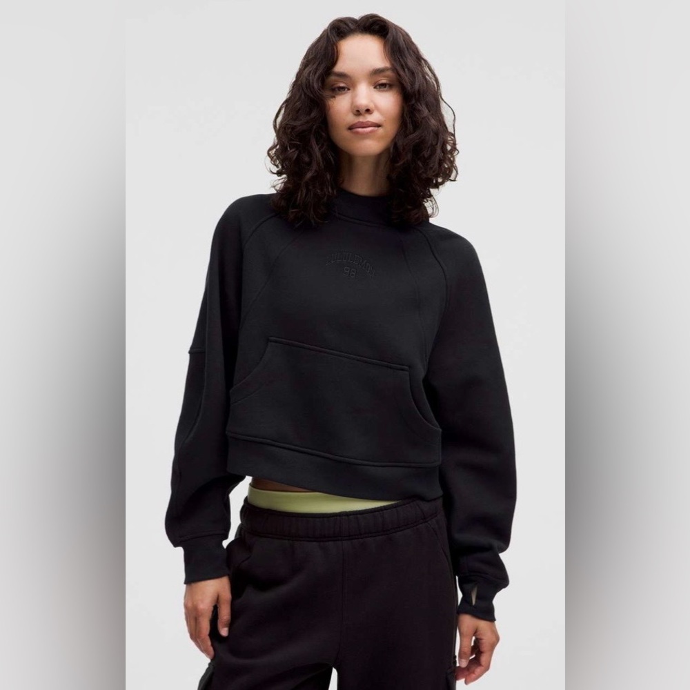 Lululemon NWT Scuba Oversized hoodie Graphic Black Size XS S